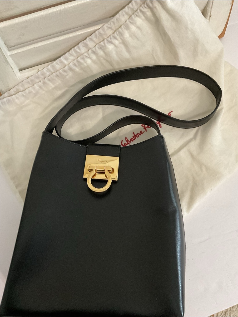 Salvatore Ferragamo Gancini Shoulder Bag